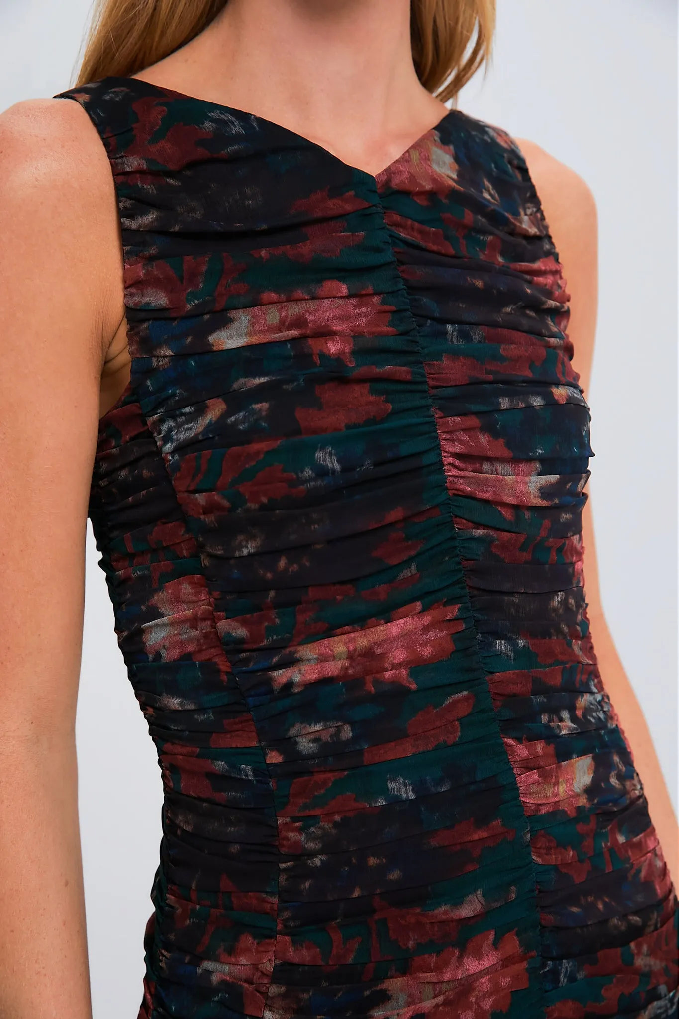 Persimmon Floral Chiffon Eloise Dress sold by Tuckernuck product image thumbnail 2