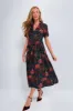 Persimmon Floral Jacquard Adelaide Dress sold by Tuckernuck