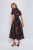 Persimmon Floral Jacquard Adelaide Dress sold by Tuckernuck