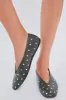 Green Regency Studded Leather Slippers sold by Tuckernuck