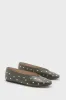 Green Regency Studded Leather Slippers sold by Tuckernuck