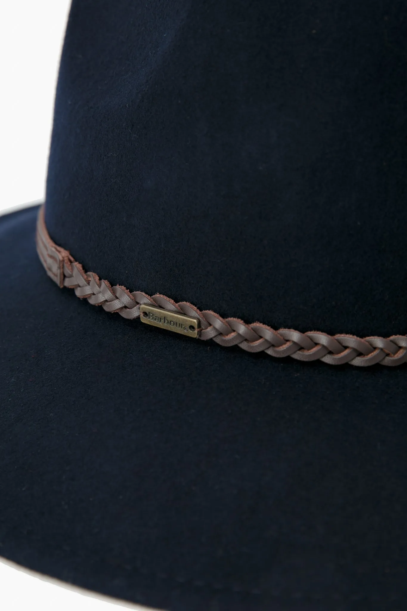 Navy Tack Fedora sold by Tuckernuck product image thumbnail 4