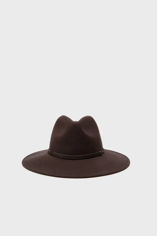 Chocolate Tack Fedora sold by Tuckernuck