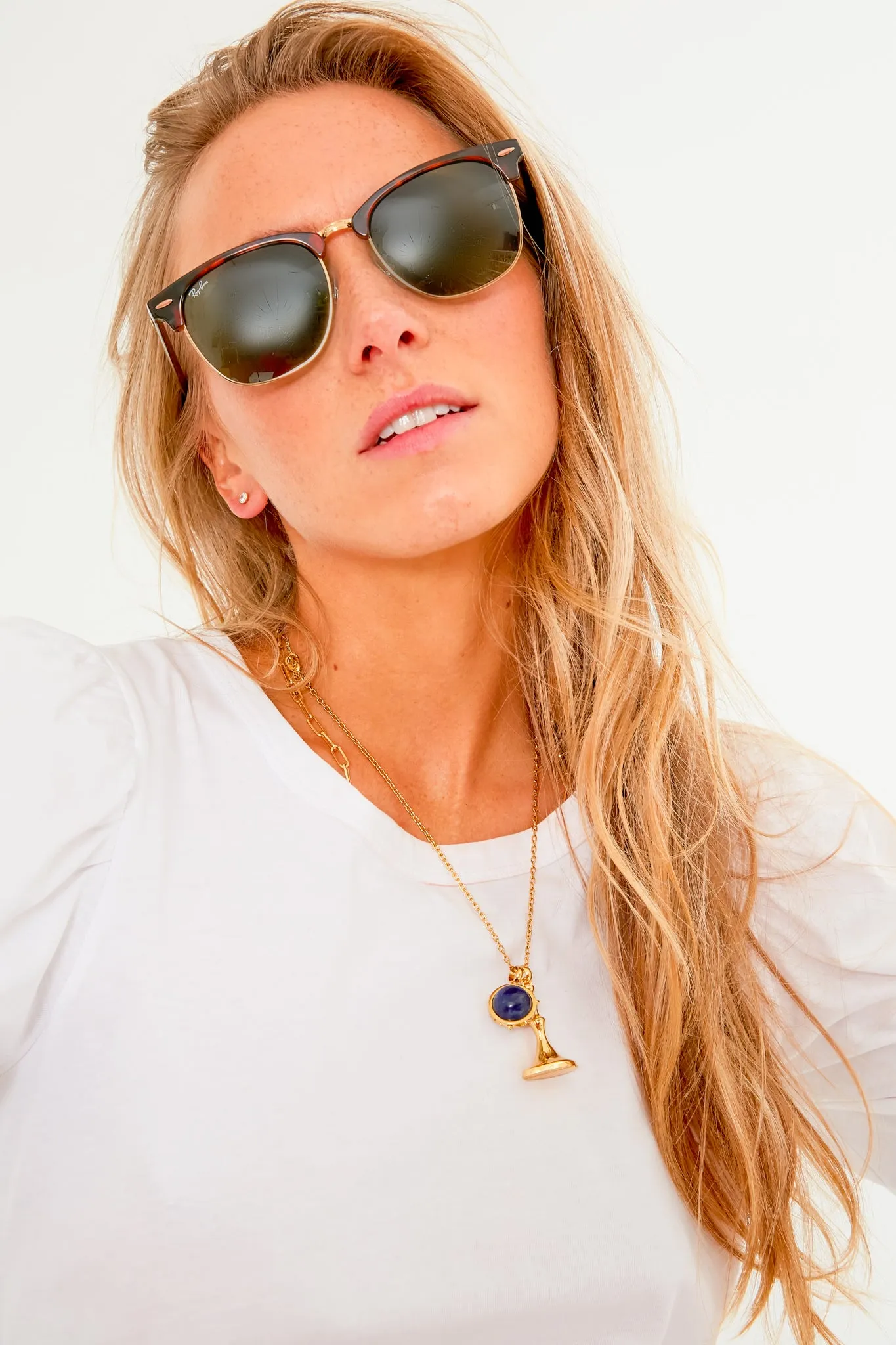 Tortoise Clubmaster Sunglasses sold by Tuckernuck product image thumbnail 3