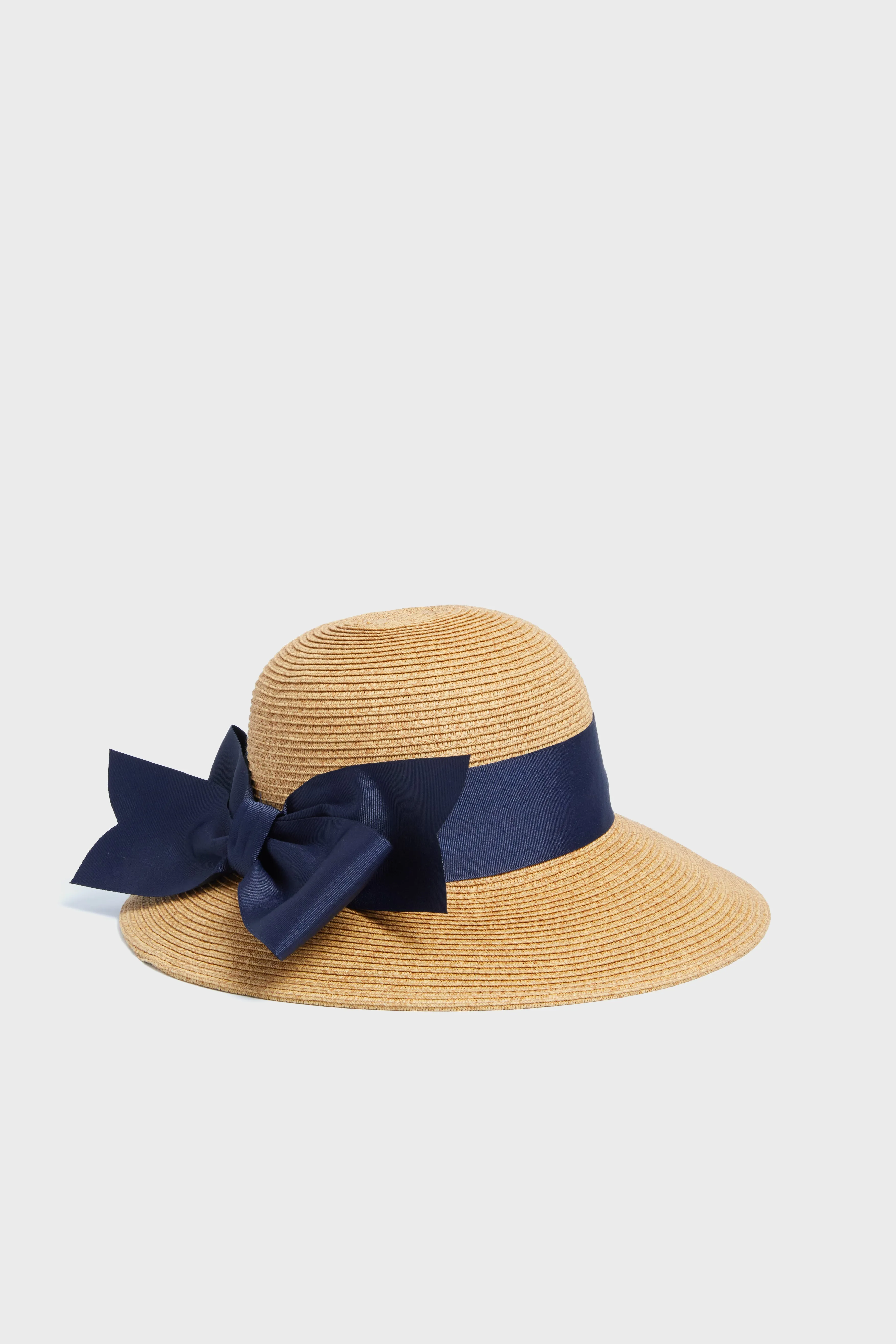 Exclusive Navy Packable Wide Bow Sunhat sold by Tuckernuck product image thumbnail 4