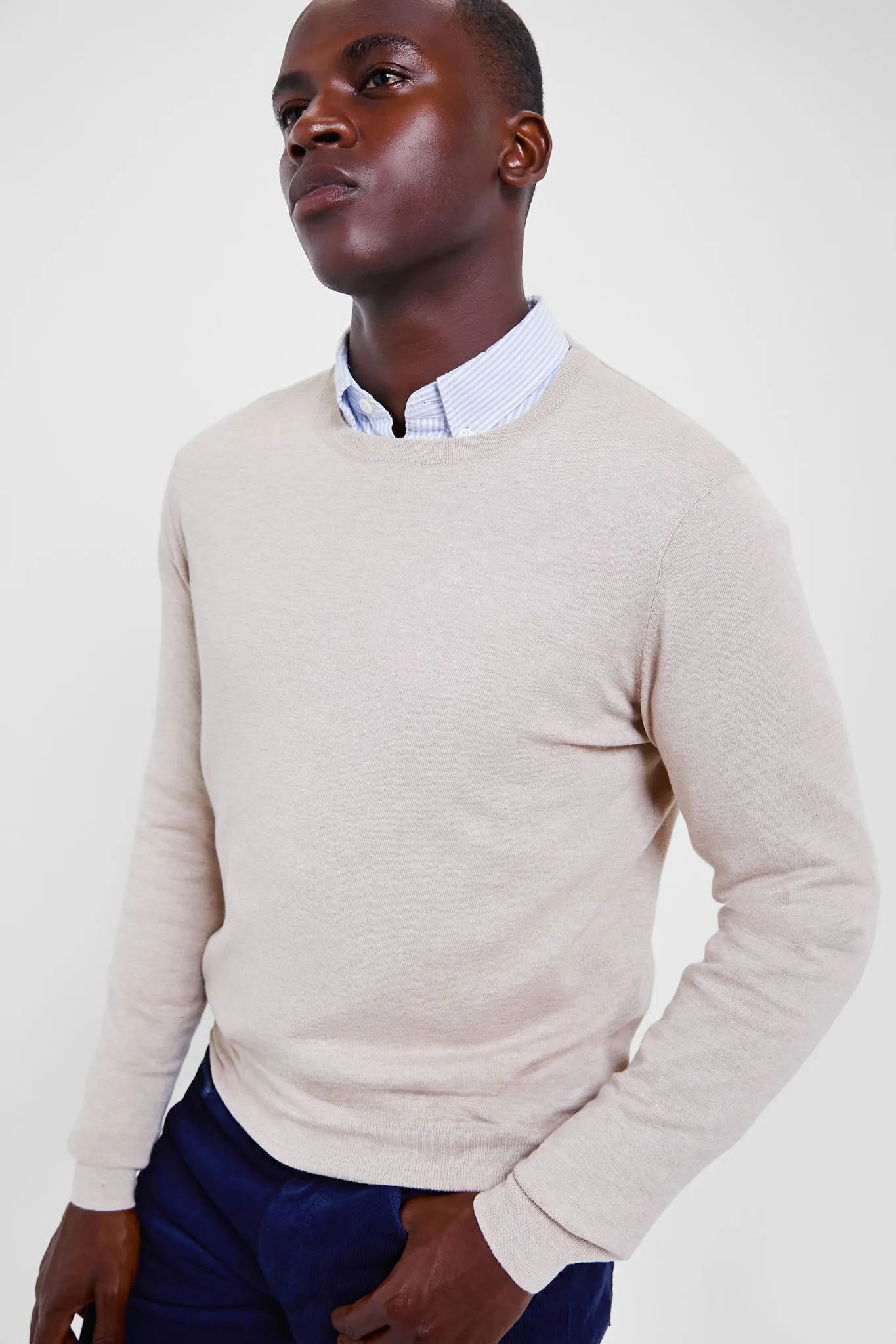 Soft Dune Heather Movement Crewneck Sweater sold by Tuckernuck product image thumbnail 3