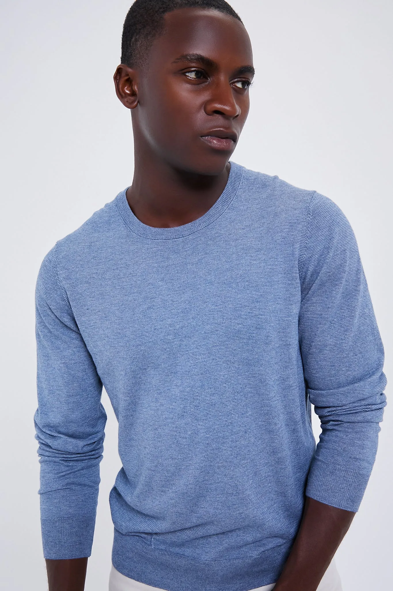 Sea Coast Heather Movement Crewneck Sweater sold by Tuckernuck