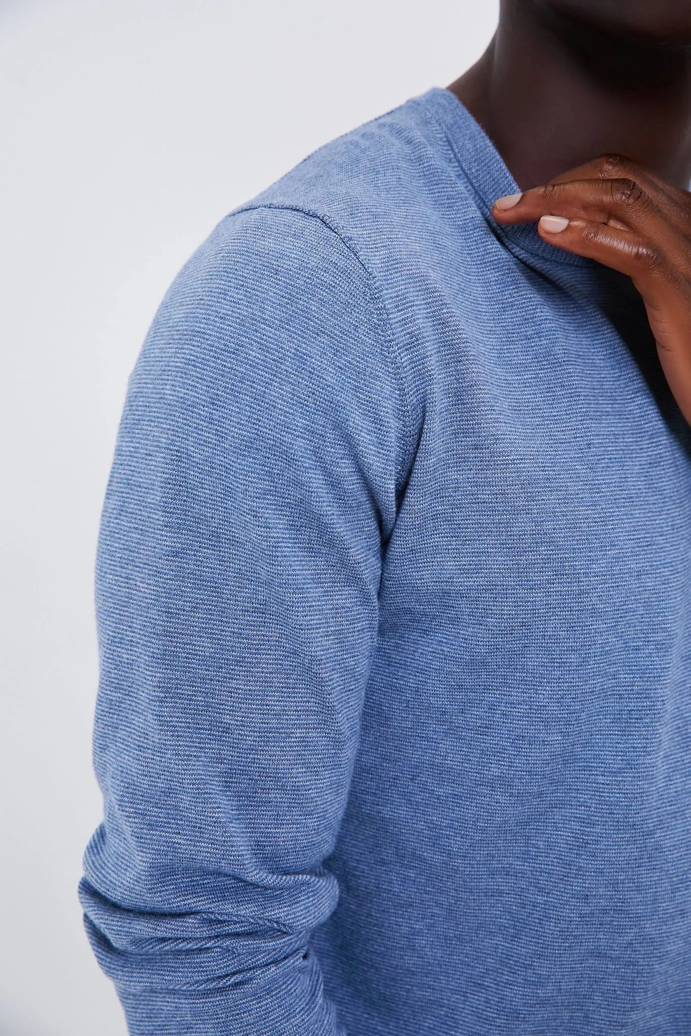 Sea Coast Heather Movement Crewneck Sweater sold by Tuckernuck product image thumbnail 5