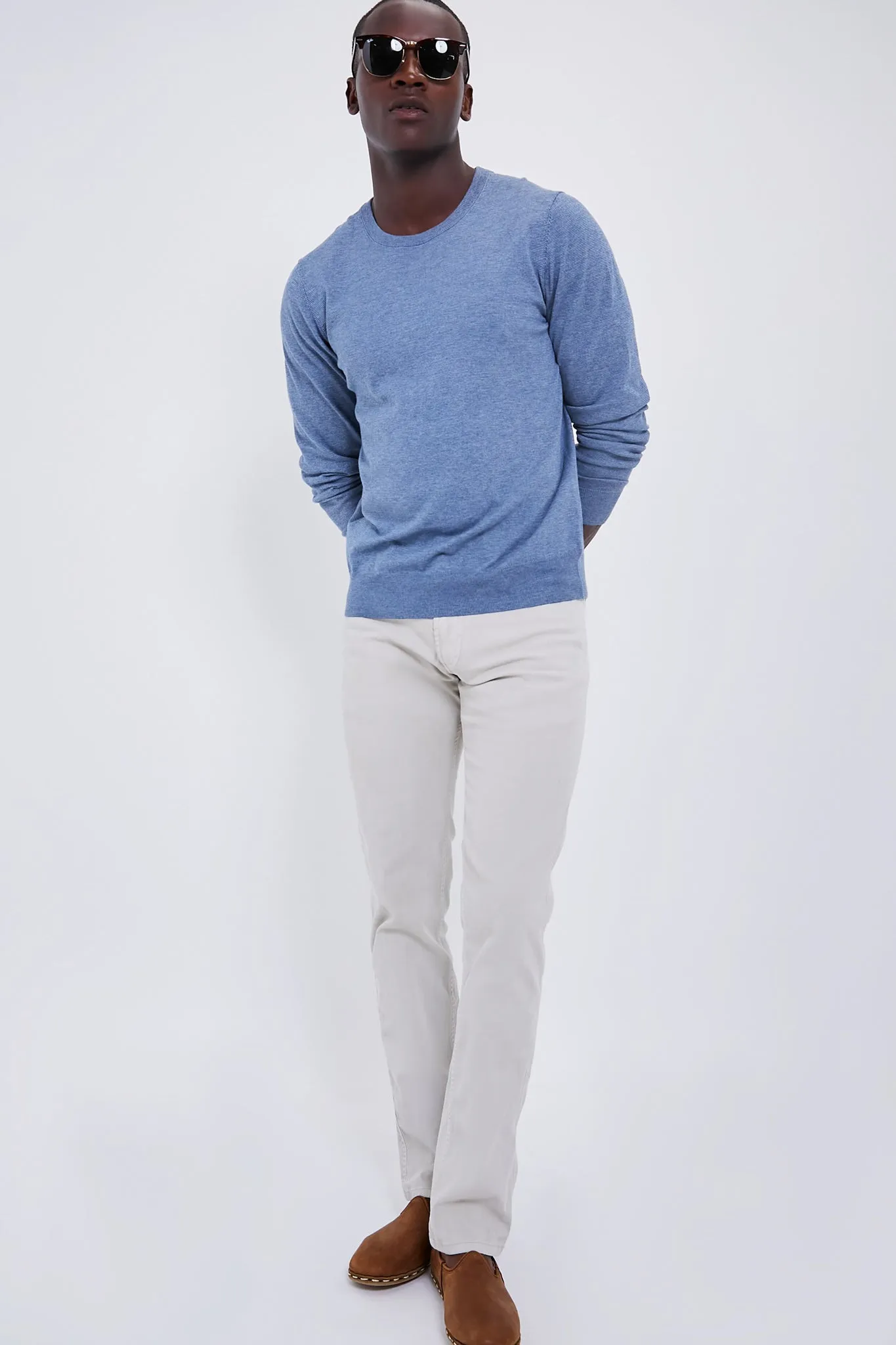 Sea Coast Heather Movement Crewneck Sweater sold by Tuckernuck product image thumbnail 2