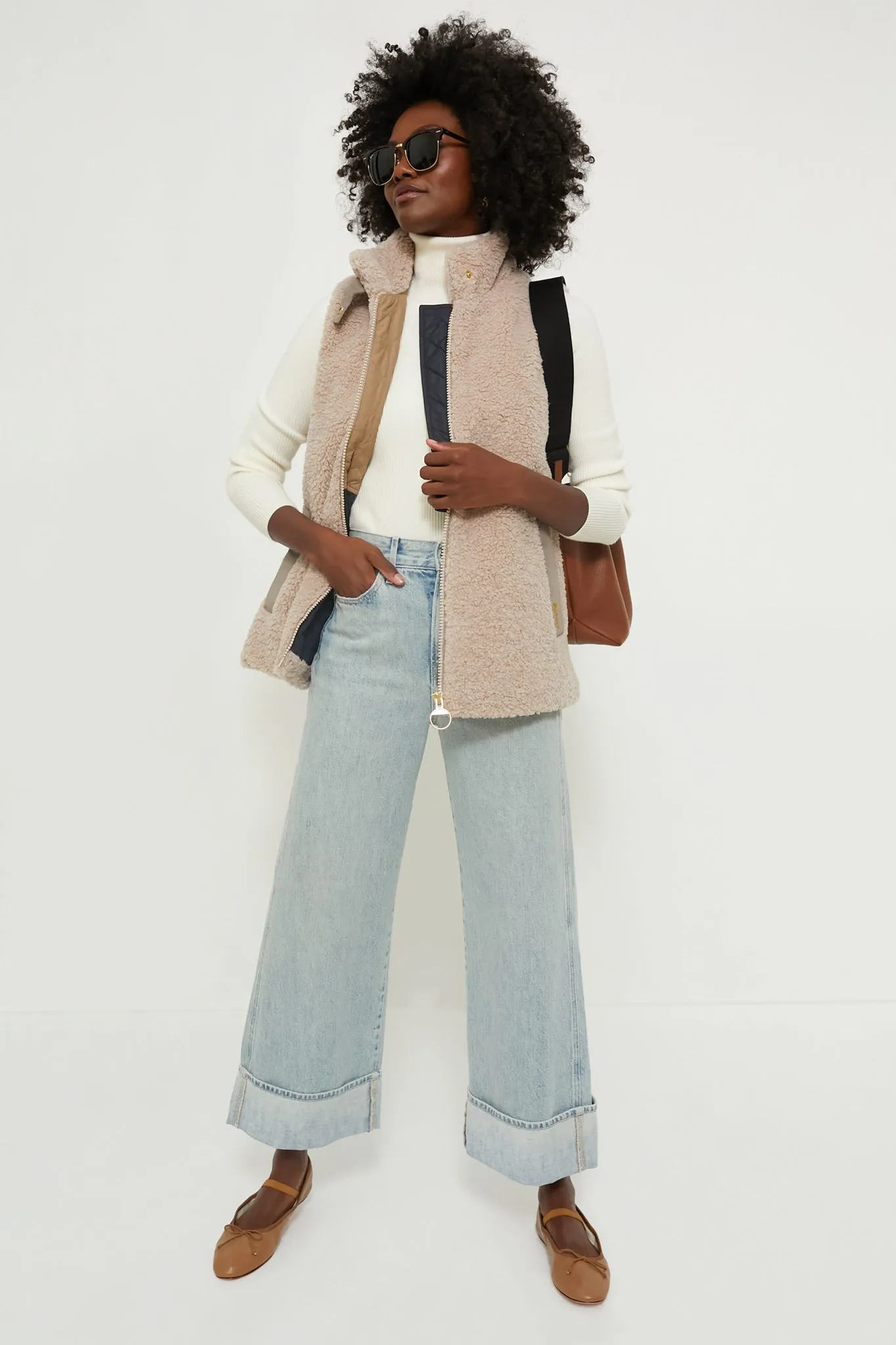 Natural Elisha Fleece Gilet sold by Tuckernuck product image thumbnail 2