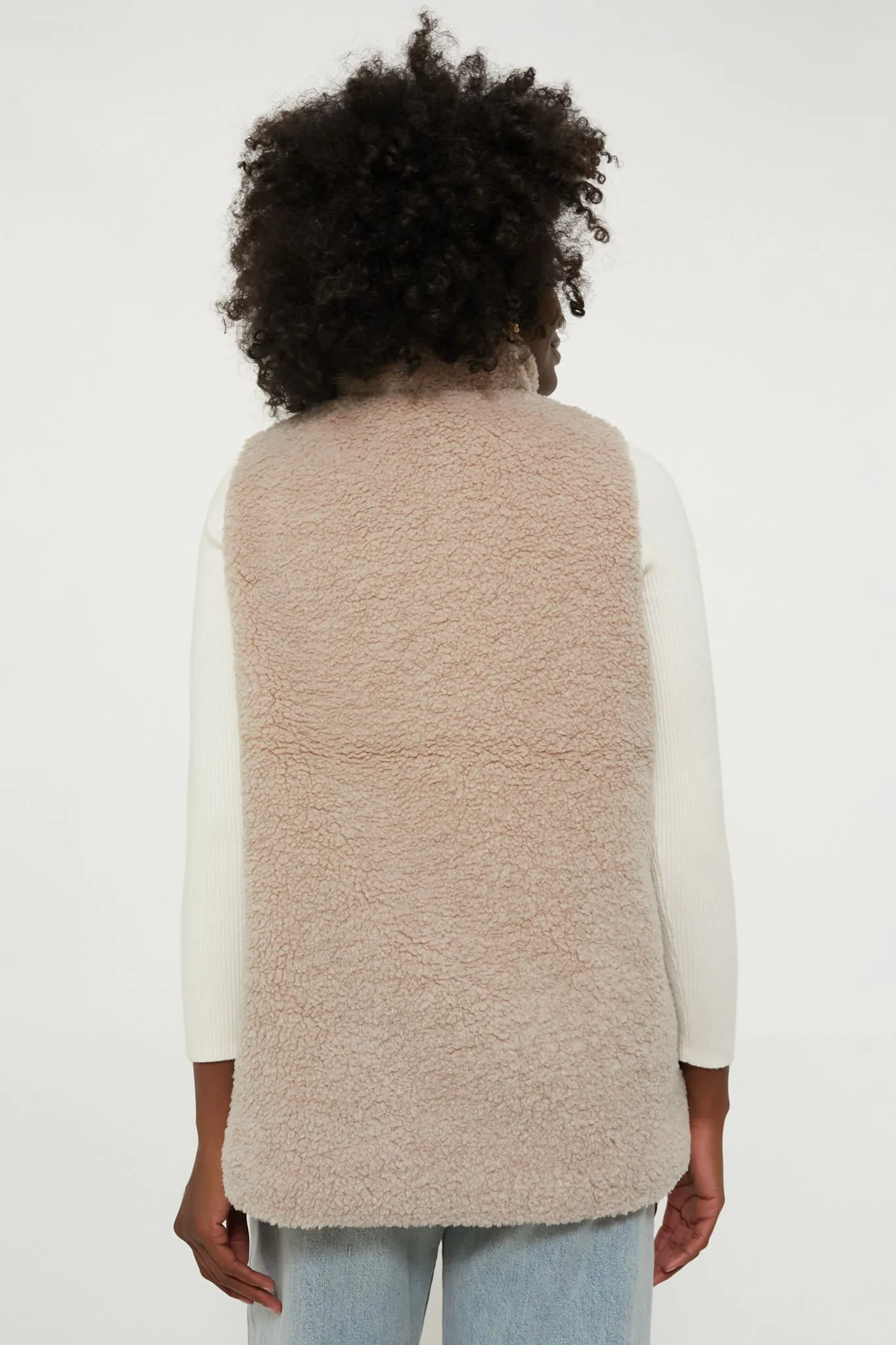 Natural Elisha Fleece Gilet sold by Tuckernuck product image thumbnail 4