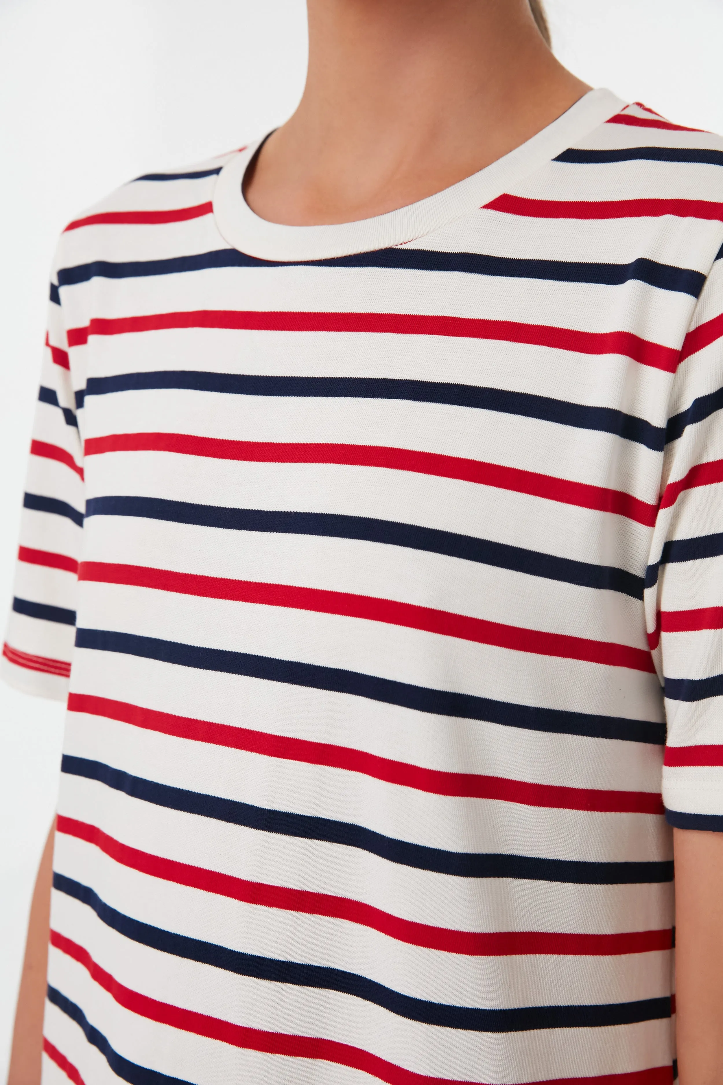 Americana Stripe Short Sleeve Gio Maxi Dress sold by Tuckernuck product image thumbnail 5