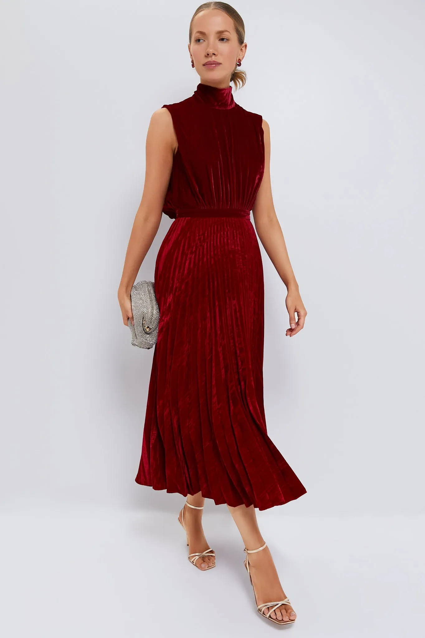 True Red Fleur Velvet C Dress sold by Tuckernuck product image thumbnail 2