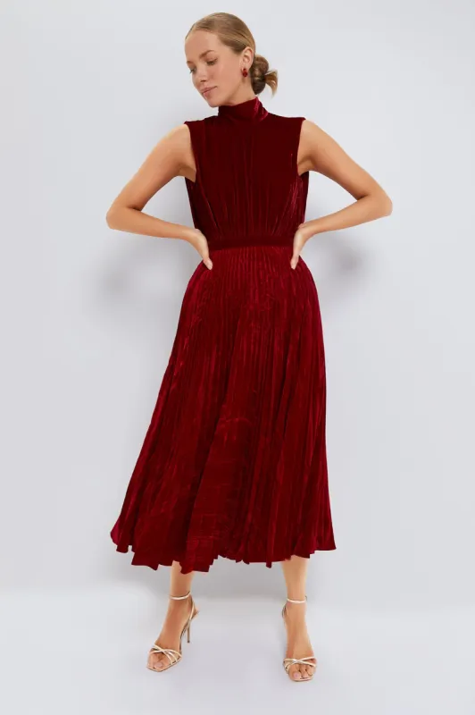 True Red Fleur Velvet C Dress sold by Tuckernuck