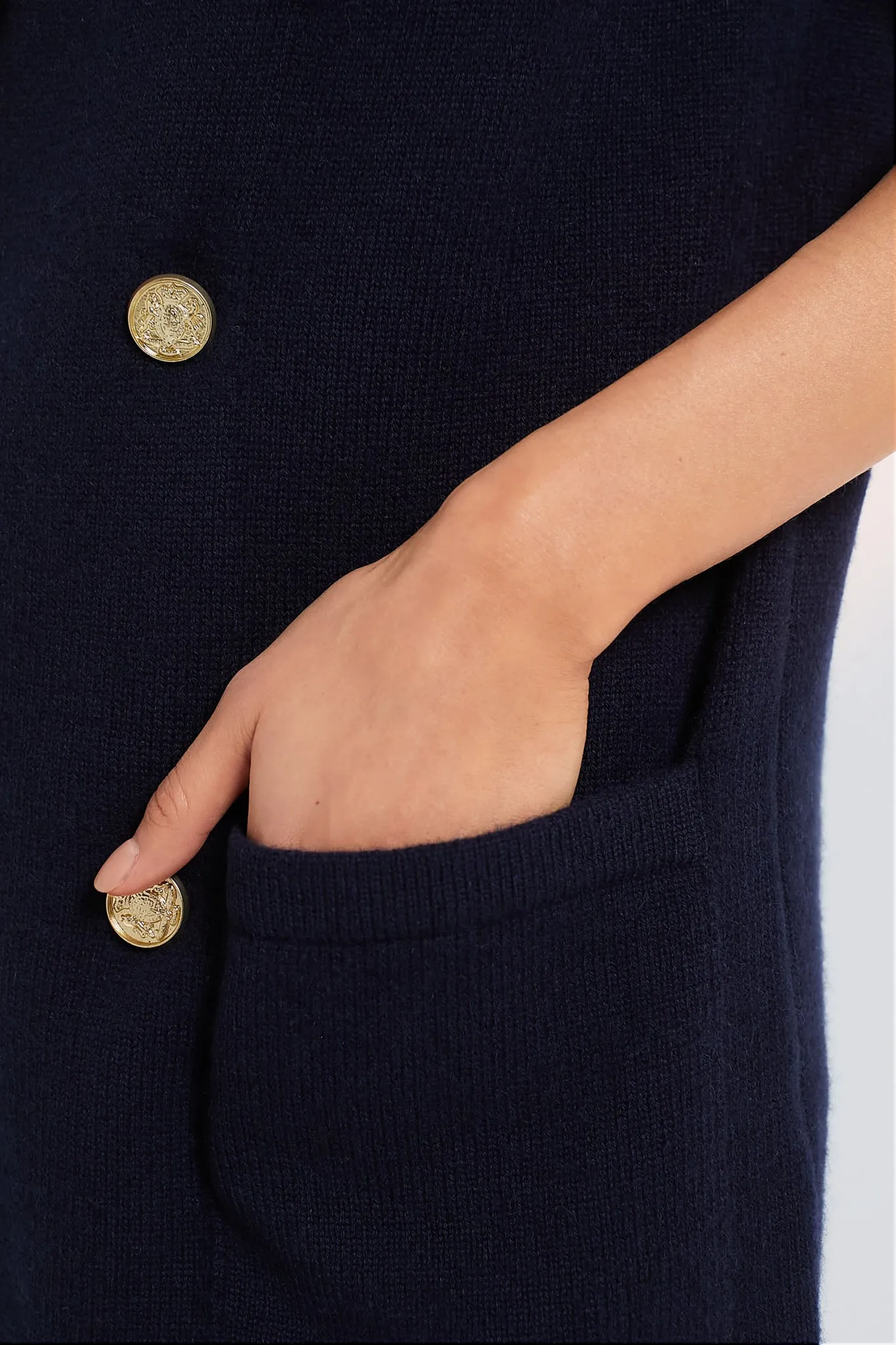 Navy Cashmere Benji Blazer sold by Tuckernuck product image thumbnail 5