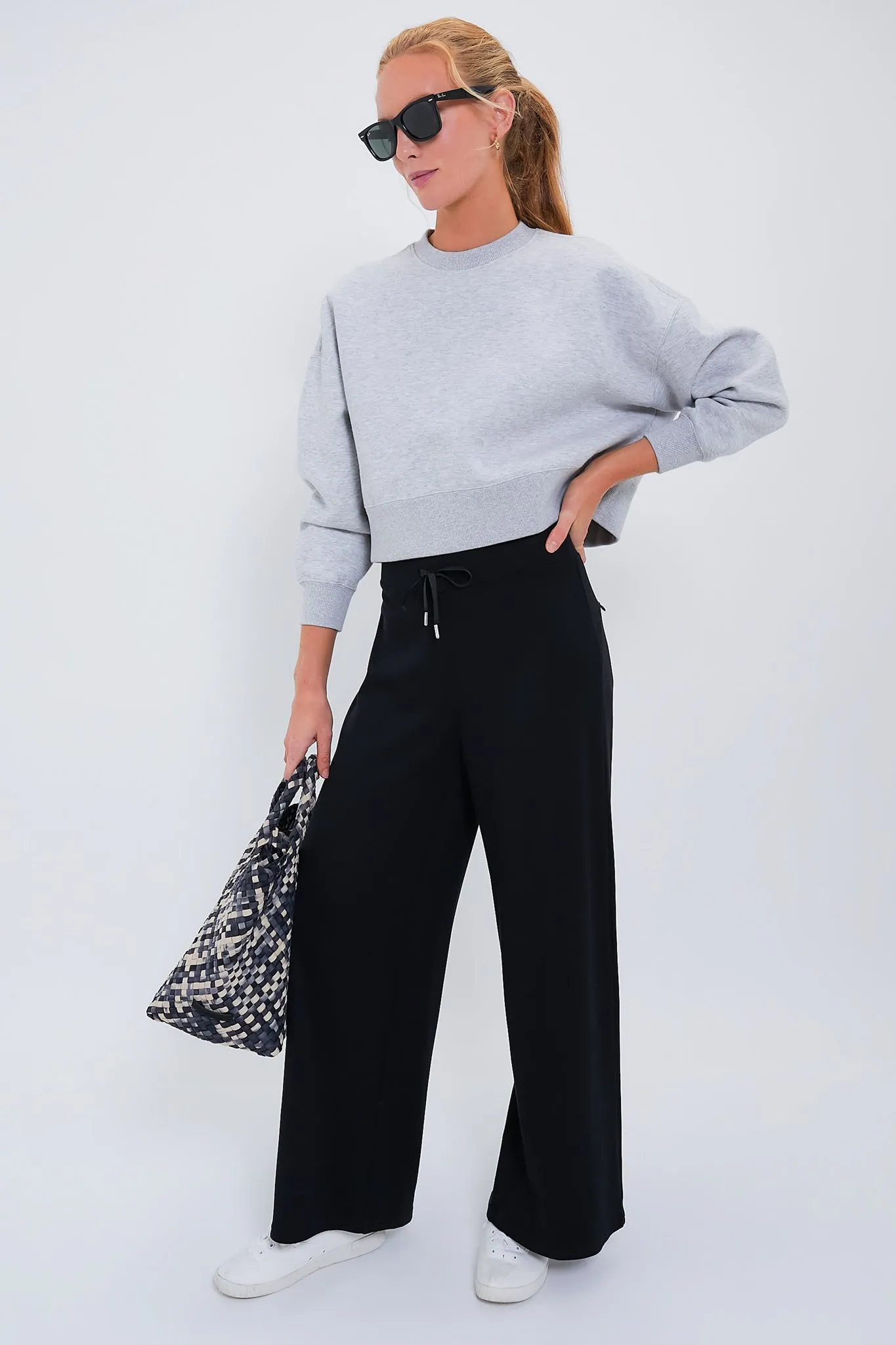 Heathered Gray Cropped Evans Pullover sold by Tuckernuck product image thumbnail 2