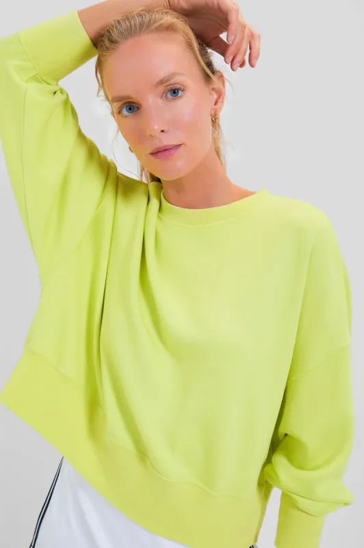 Citron Cropped Oliver Pullover sold by Tuckernuck
