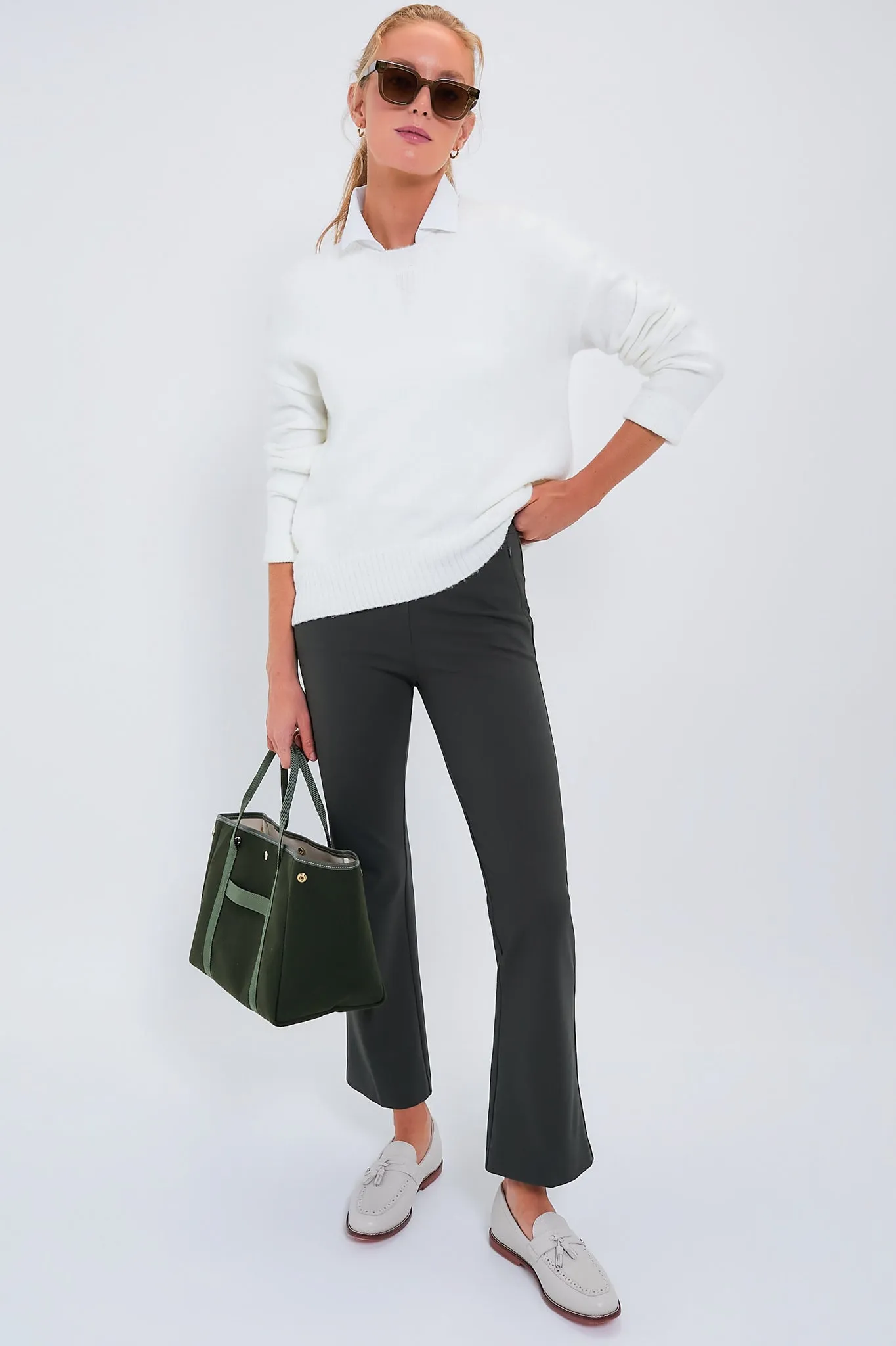 Army Green 28 Inch Compression September Pant sold by Tuckernuck product image thumbnail 2