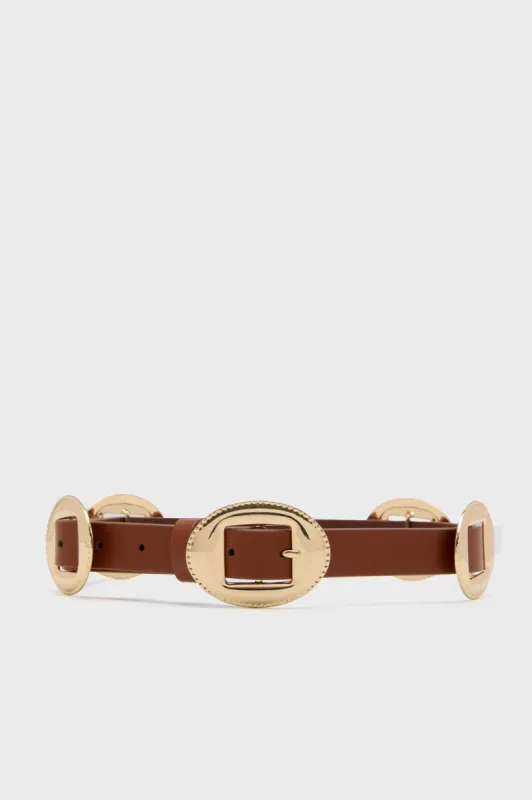 Brown Western Buckle Belt sold by Tuckernuck