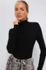 Black Lightweight Ribbed Turtleneck sold by Tuckernuck