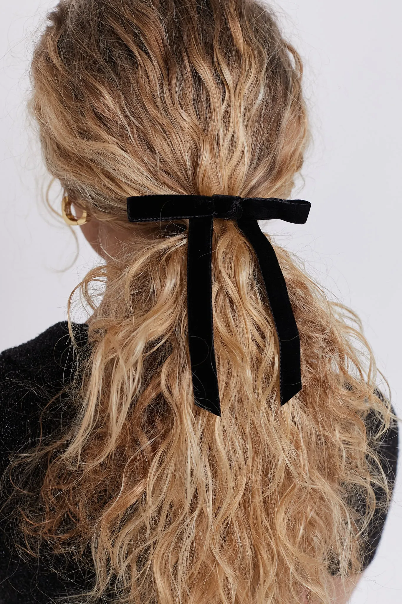 Jet Bardot Bow Barrette sold by Tuckernuck product image thumbnail 2