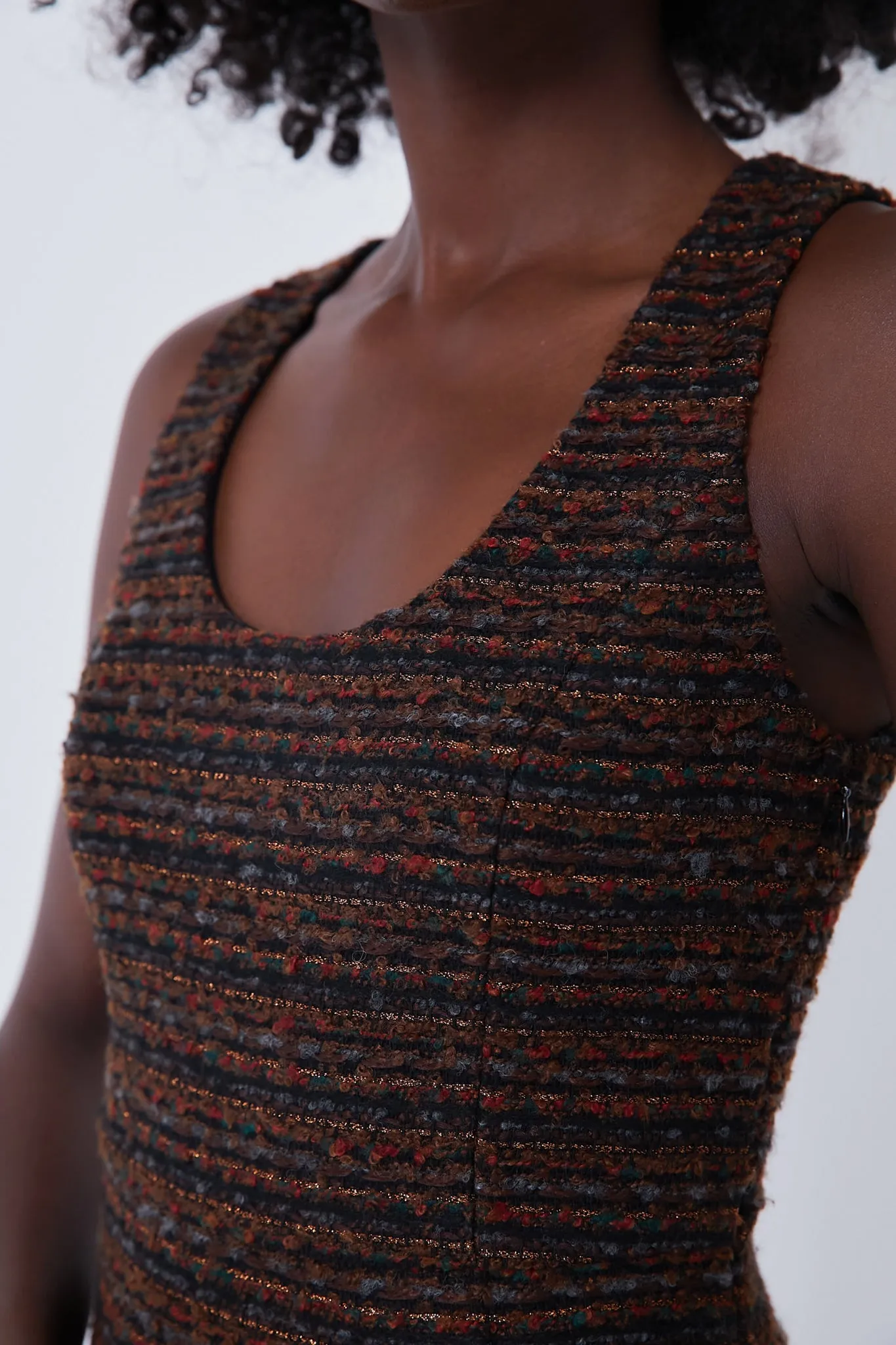 Black Multi Shimmer Tweed Mae Mini Dress sold by Tuckernuck product image thumbnail 5