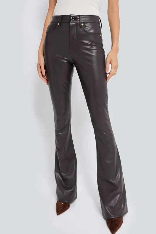 Dark Chocolate Beverly High Rise Skinny Flare sold by Tuckernuck