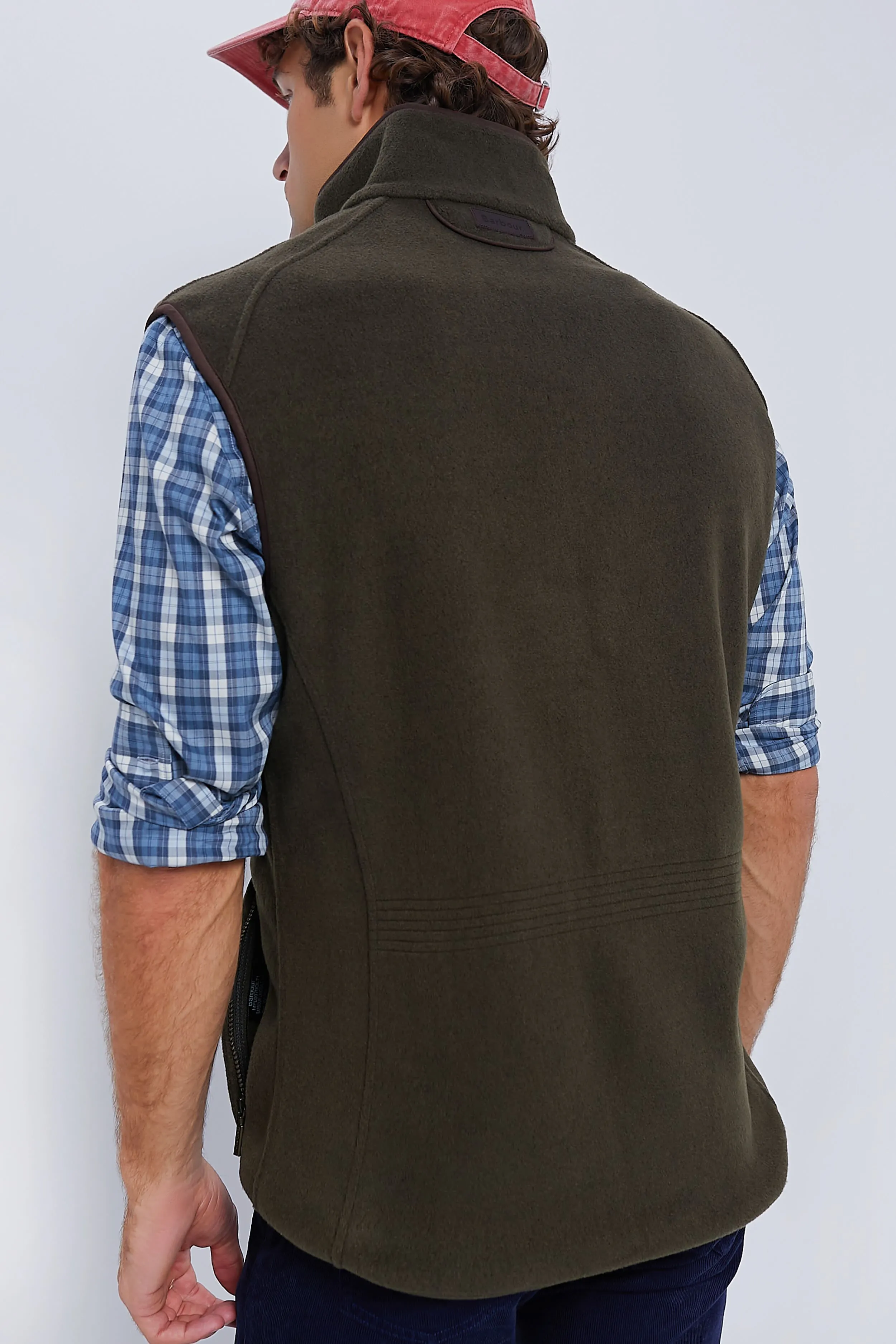 Olive Langdale Fleece Gilet sold by Tuckernuck product image thumbnail 3