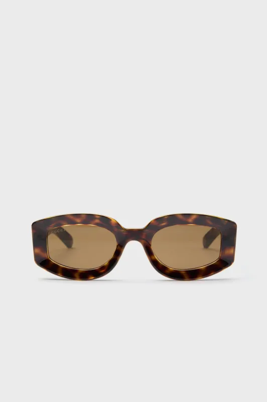 Tortoise Rectangle Sunglasses sold by Tuckernuck