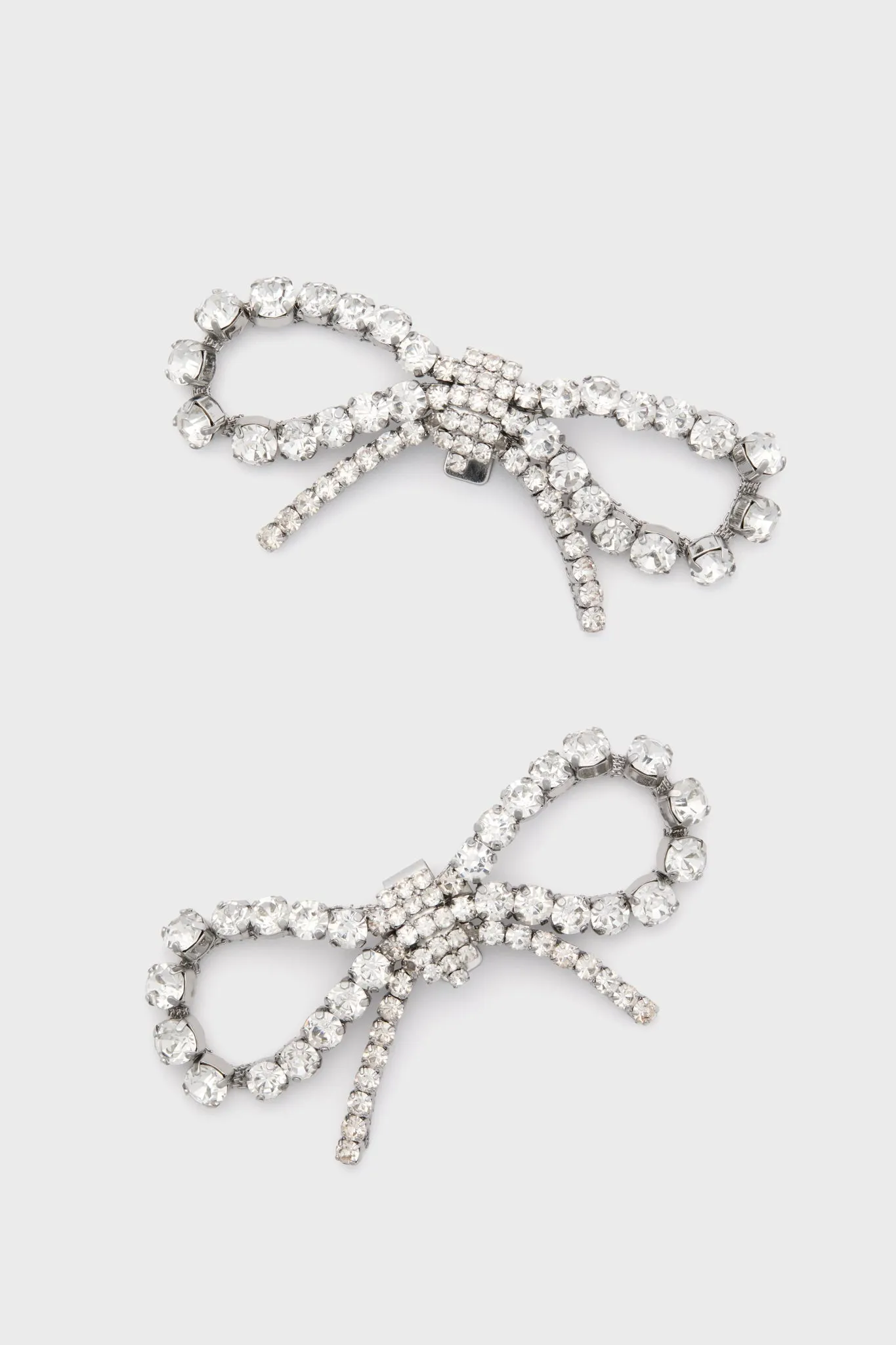 Crystal Bow Shoe Clips Set sold by Tuckernuck