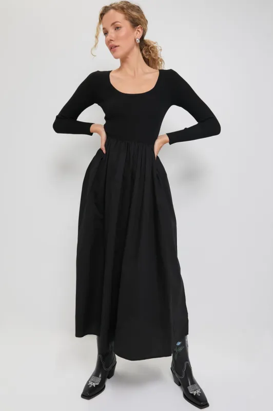 Black Midi Dress sold by Tuckernuck