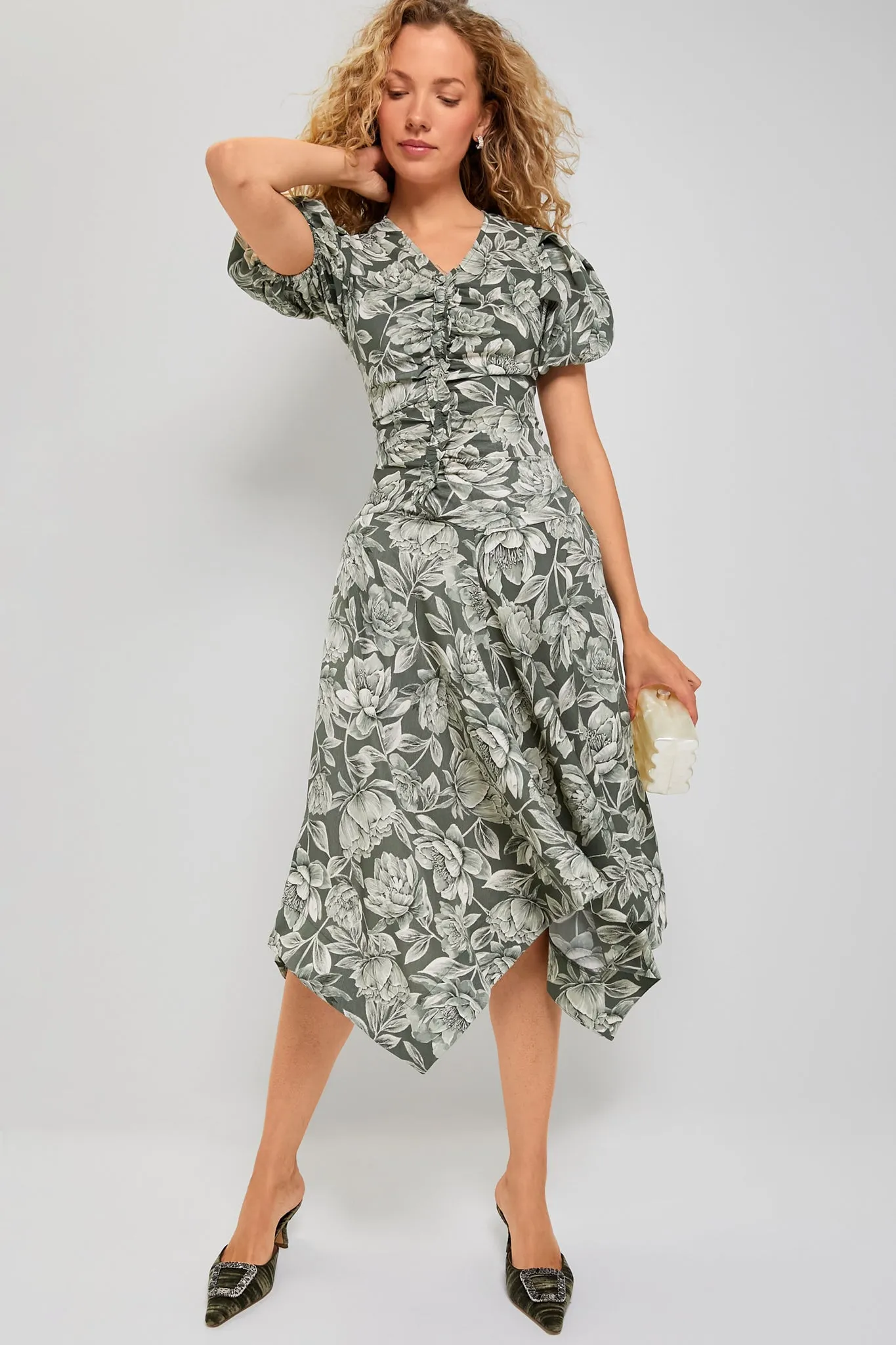 Green Multi Midi Dress sold by Tuckernuck product image thumbnail 2