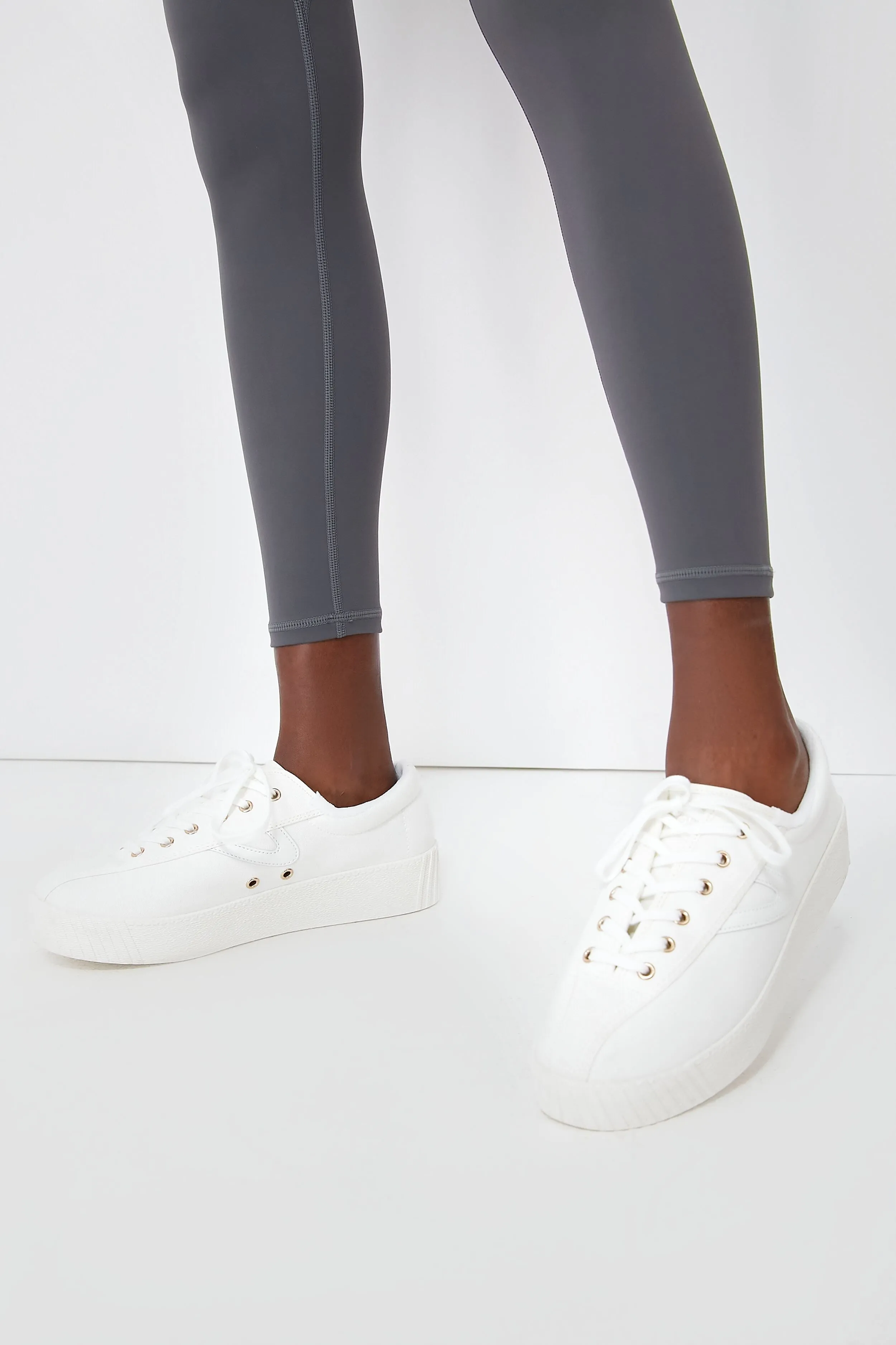 White Nylite Bold Plus Canvas Sneakers sold by Tuckernuck product image thumbnail 2