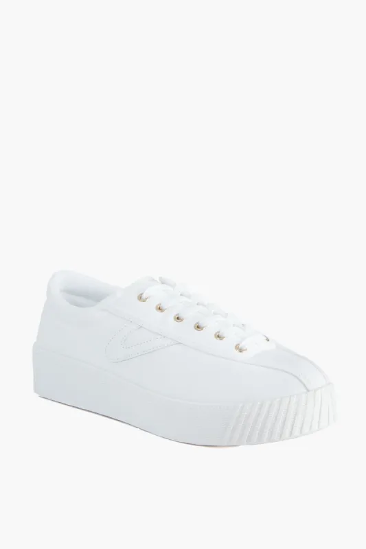 White Nylite Bold Plus Canvas Sneakers sold by Tuckernuck