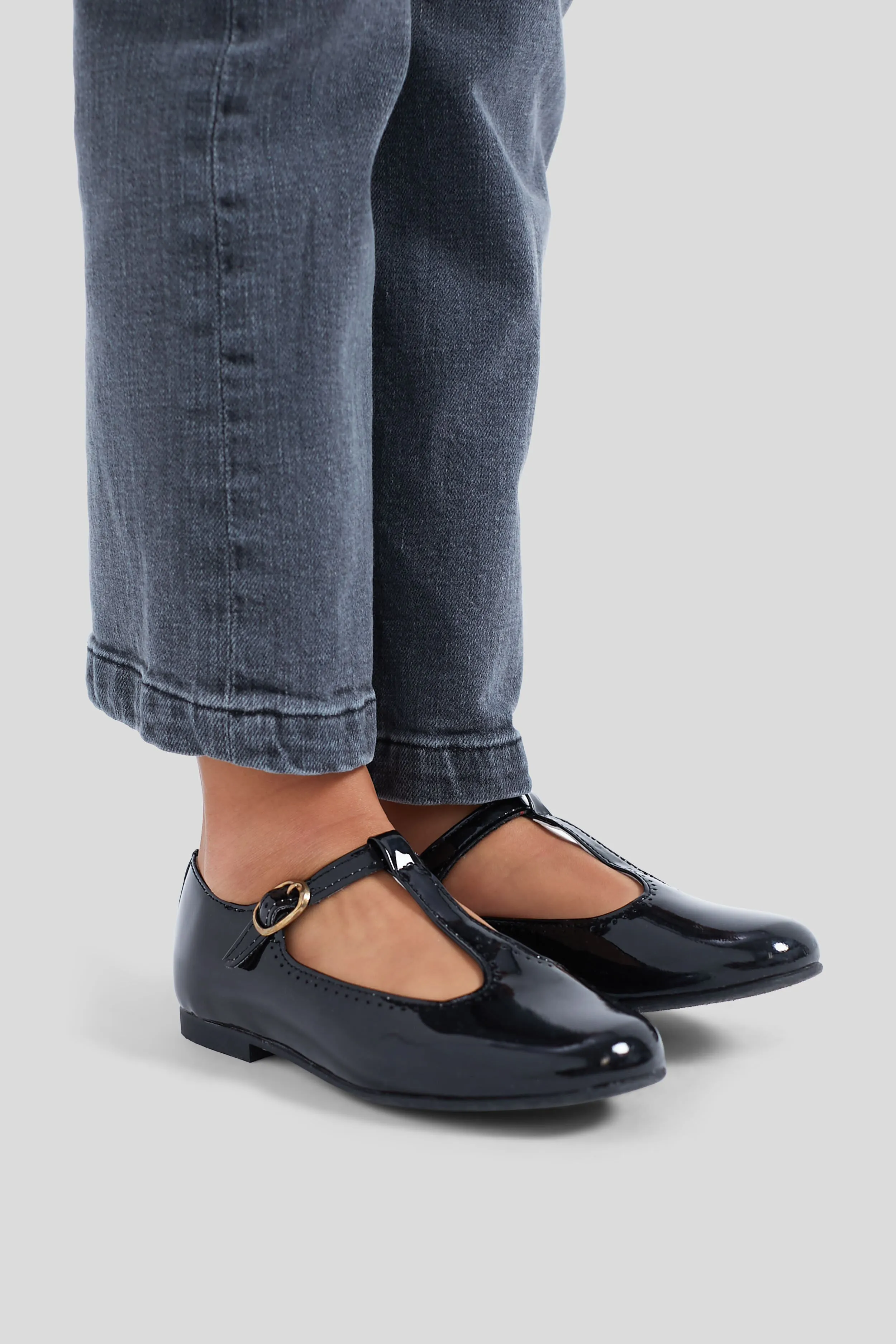 Black Patent Leather T Bar Shoes sold by Tuckernuck product image thumbnail 2