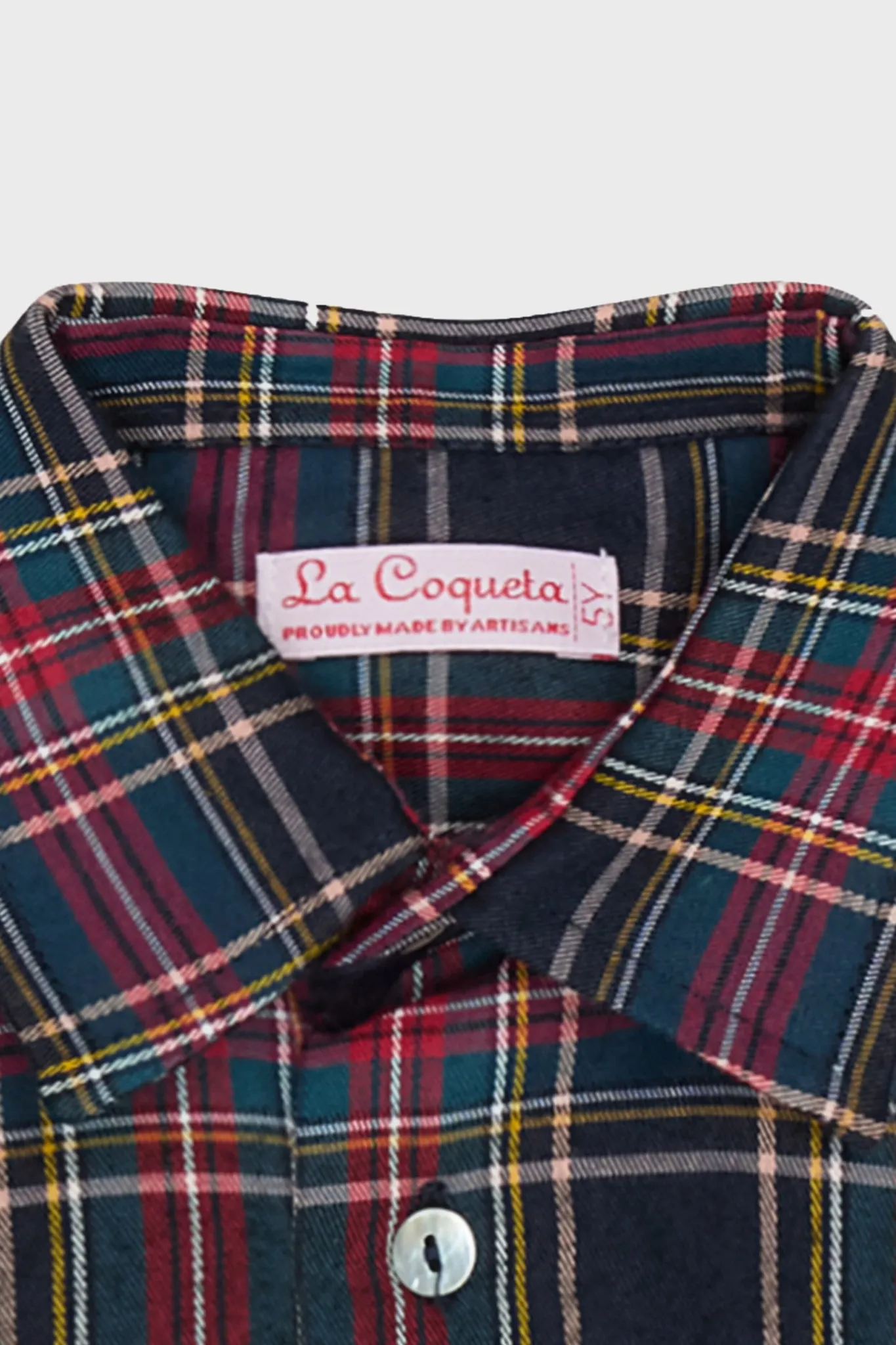 Navy Tartan Nico Long Sleeve Shirt sold by Tuckernuck product image thumbnail 3