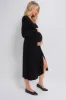 Black The Softest Rib Nursing Dress sold by Tuckernuck