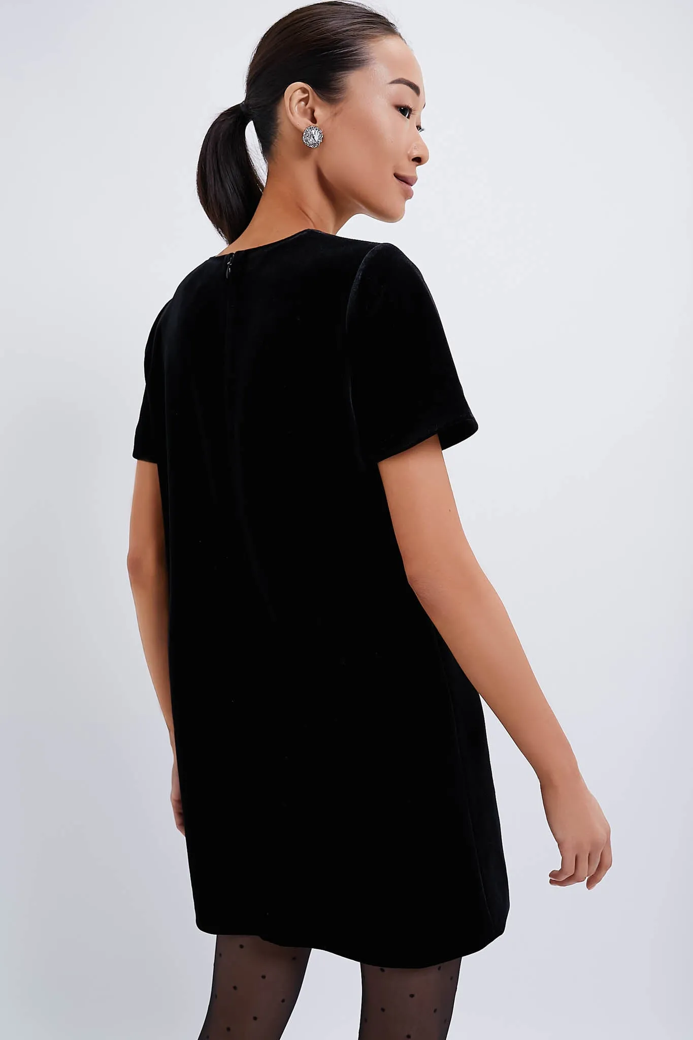 Black Velvet Mae Dress sold by Tuckernuck product image thumbnail 4