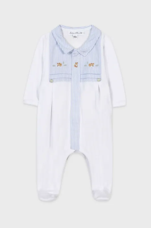 Sky Blue Pajamas made by Tartine et Chocolat