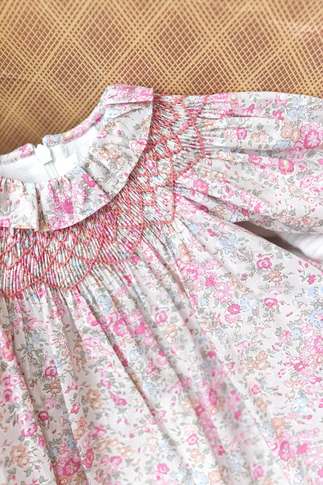 Pink Floral Smocked Dress sold by Tuckernuck product image thumbnail 2