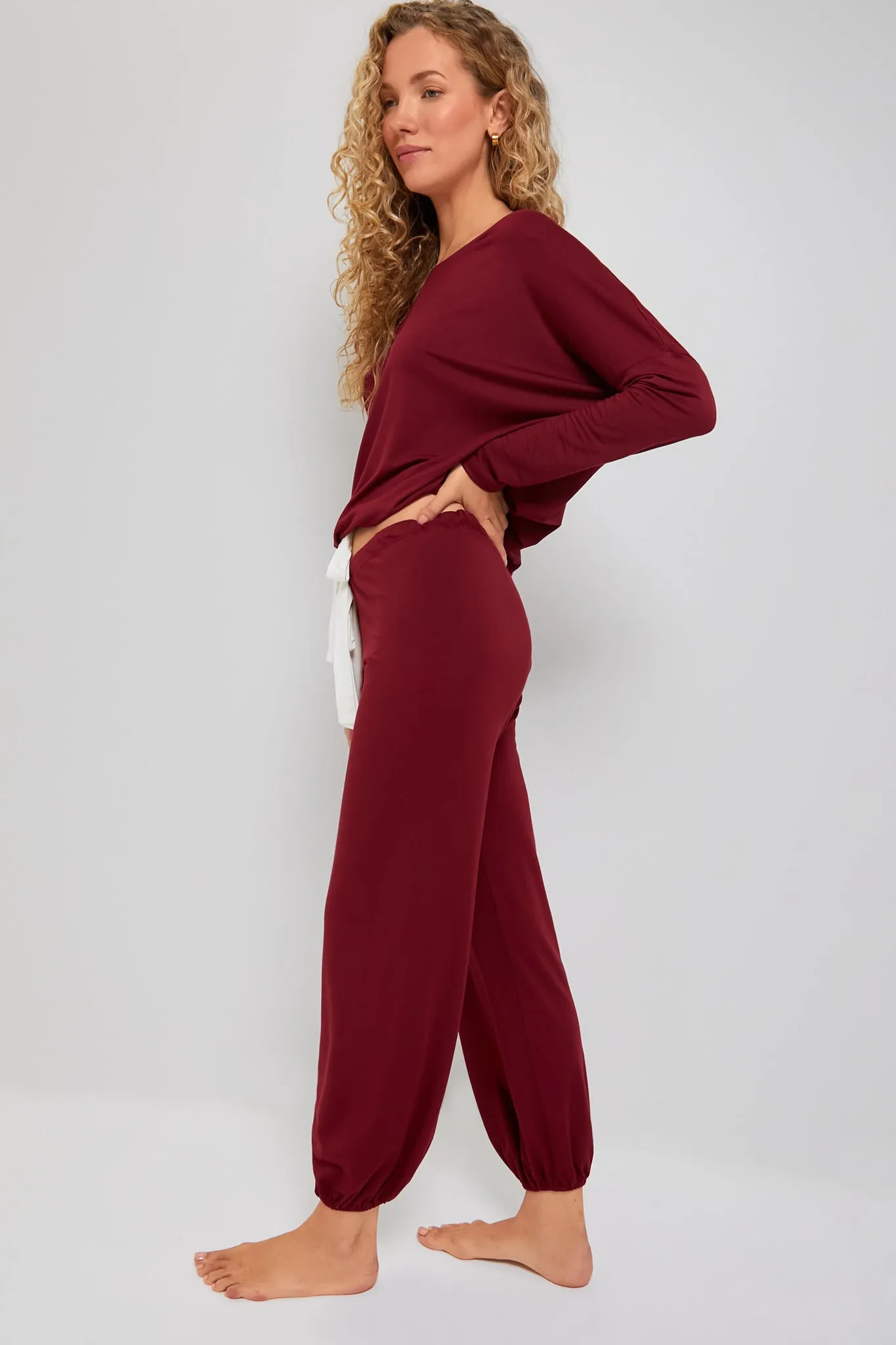 Cabernet Gisele Slouchy Set sold by Tuckernuck product image thumbnail 4