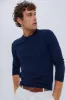 Marine Navy Heather Movement Crewneck Sweater sold by Tuckernuck