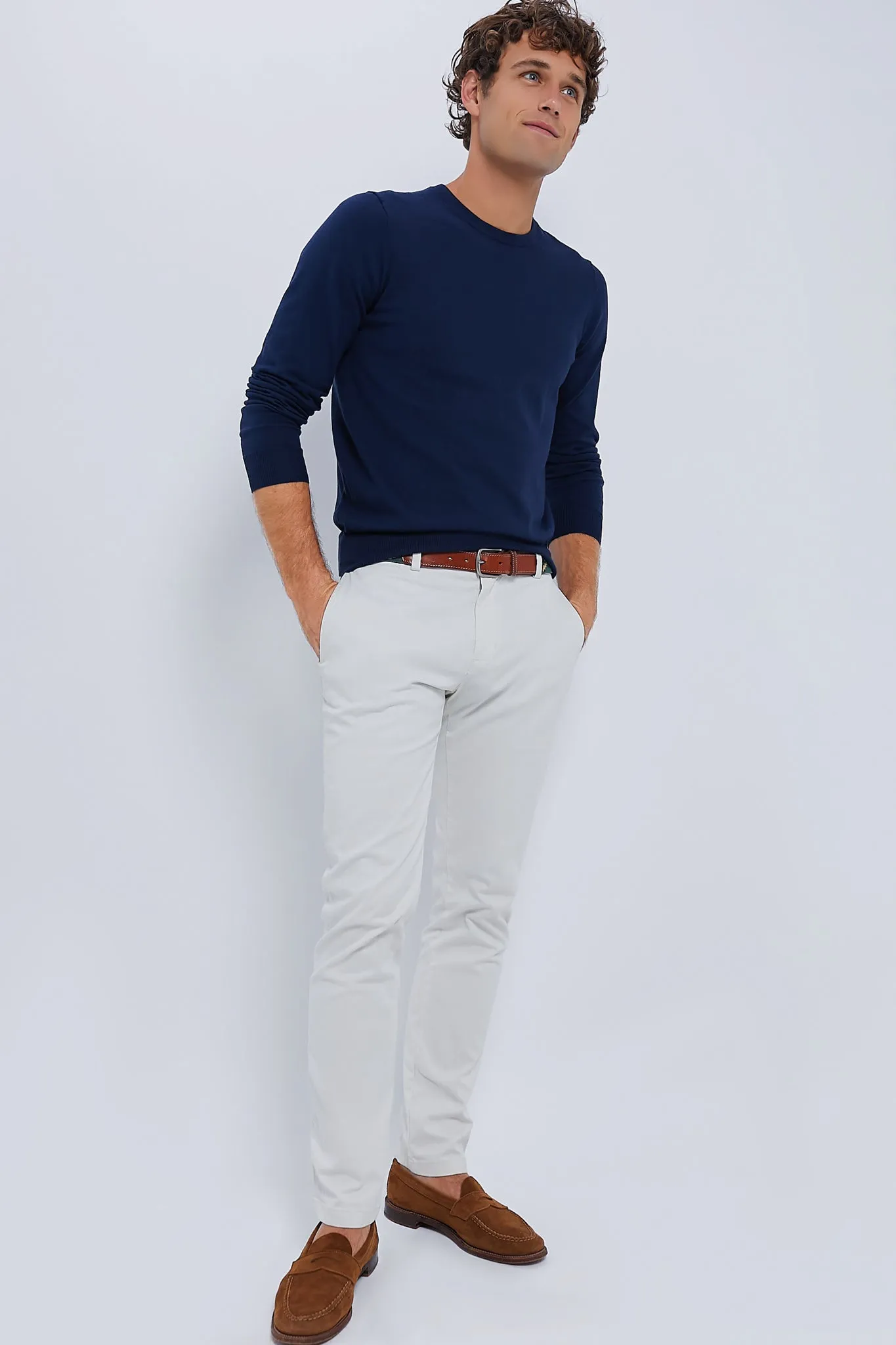 Marine Navy Heather Movement Crewneck Sweater sold by Tuckernuck product image thumbnail 2