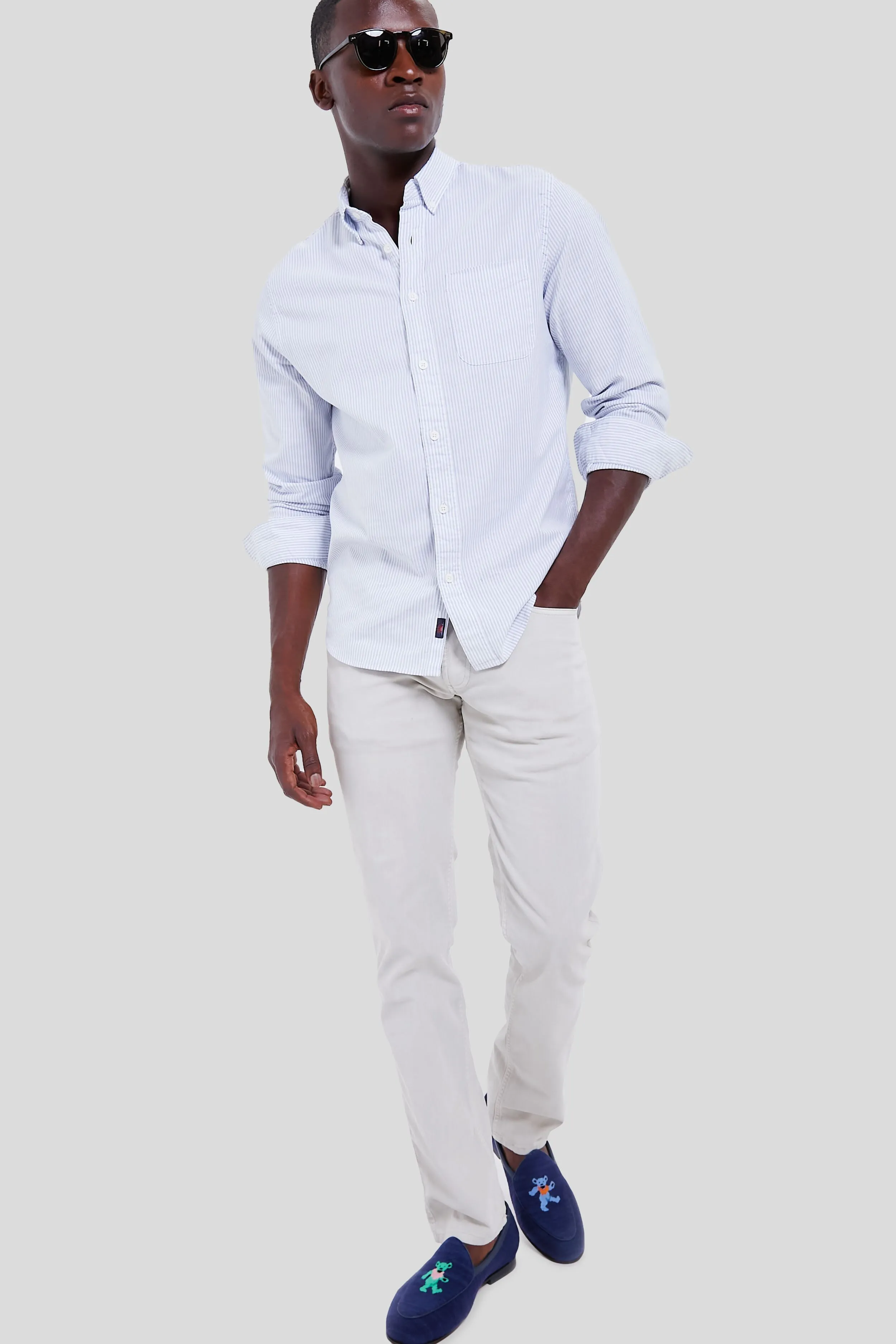 Dark Navy Dancing Bears Belgian Loafers sold by Tuckernuck product image thumbnail 2