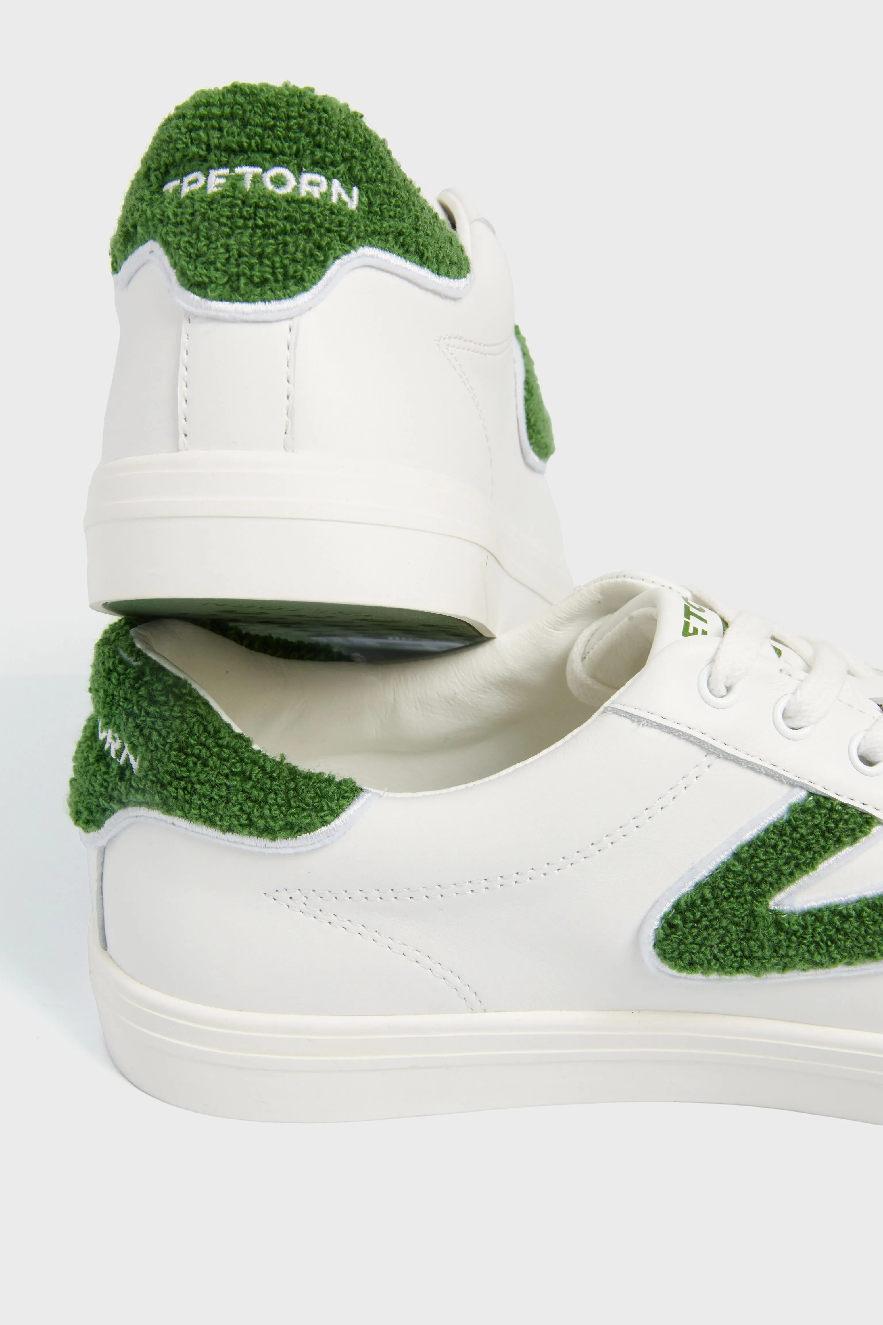 White and Green Mixed Doubles Sneakers sold by Tuckernuck product image thumbnail 5