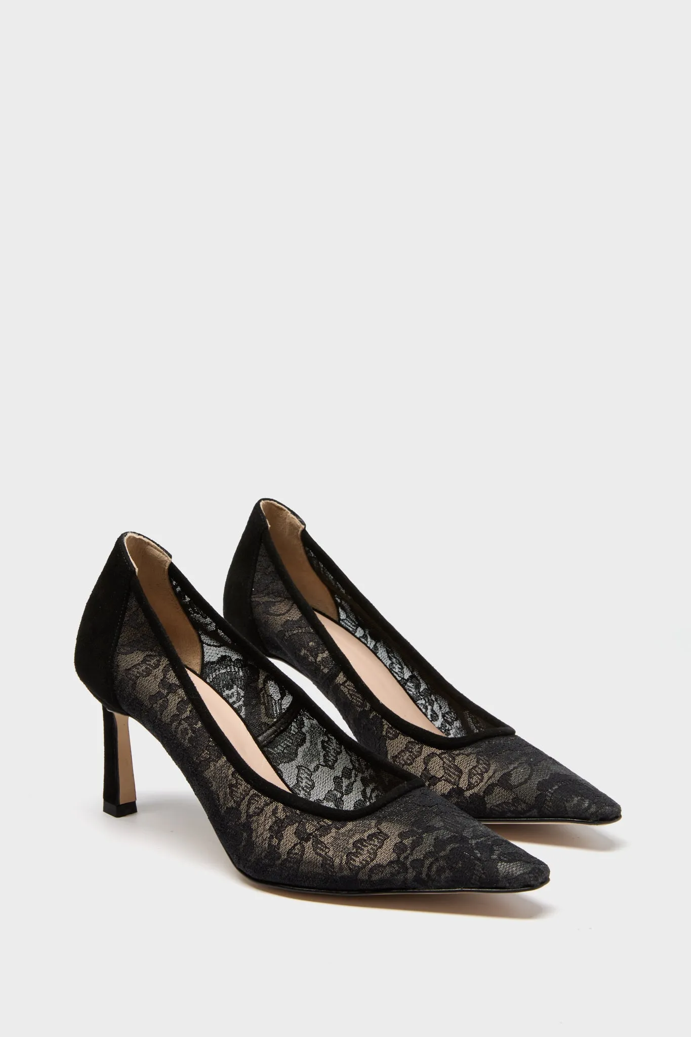 Black Lace Ilana Heels sold by Tuckernuck product image thumbnail 5