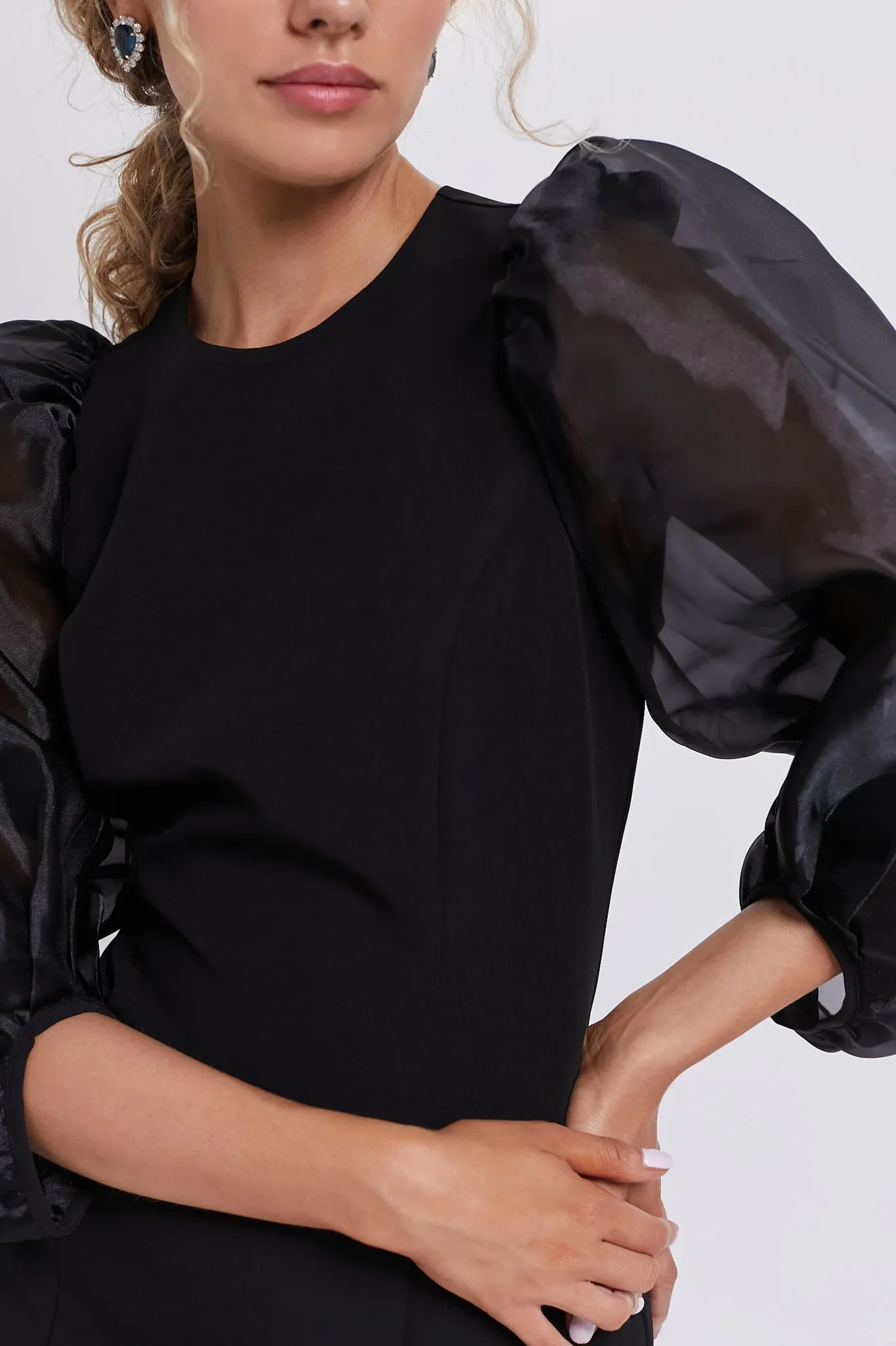 Black Harriet Dress sold by Tuckernuck product image thumbnail 5