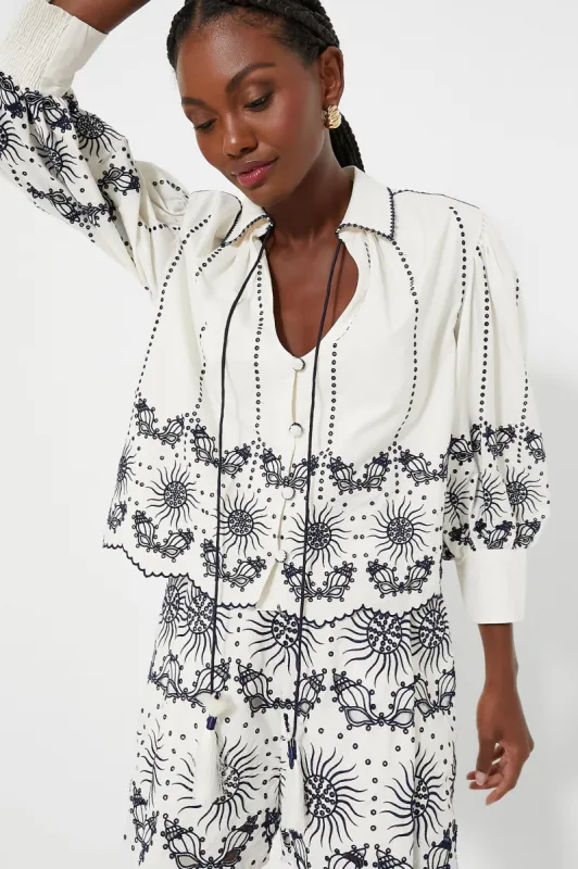 Gardenia Elisa Top sold by Tuckernuck