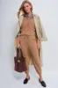 Camel Melange Long Sleeve Cashmere Wool Sweater sold by Tuckernuck