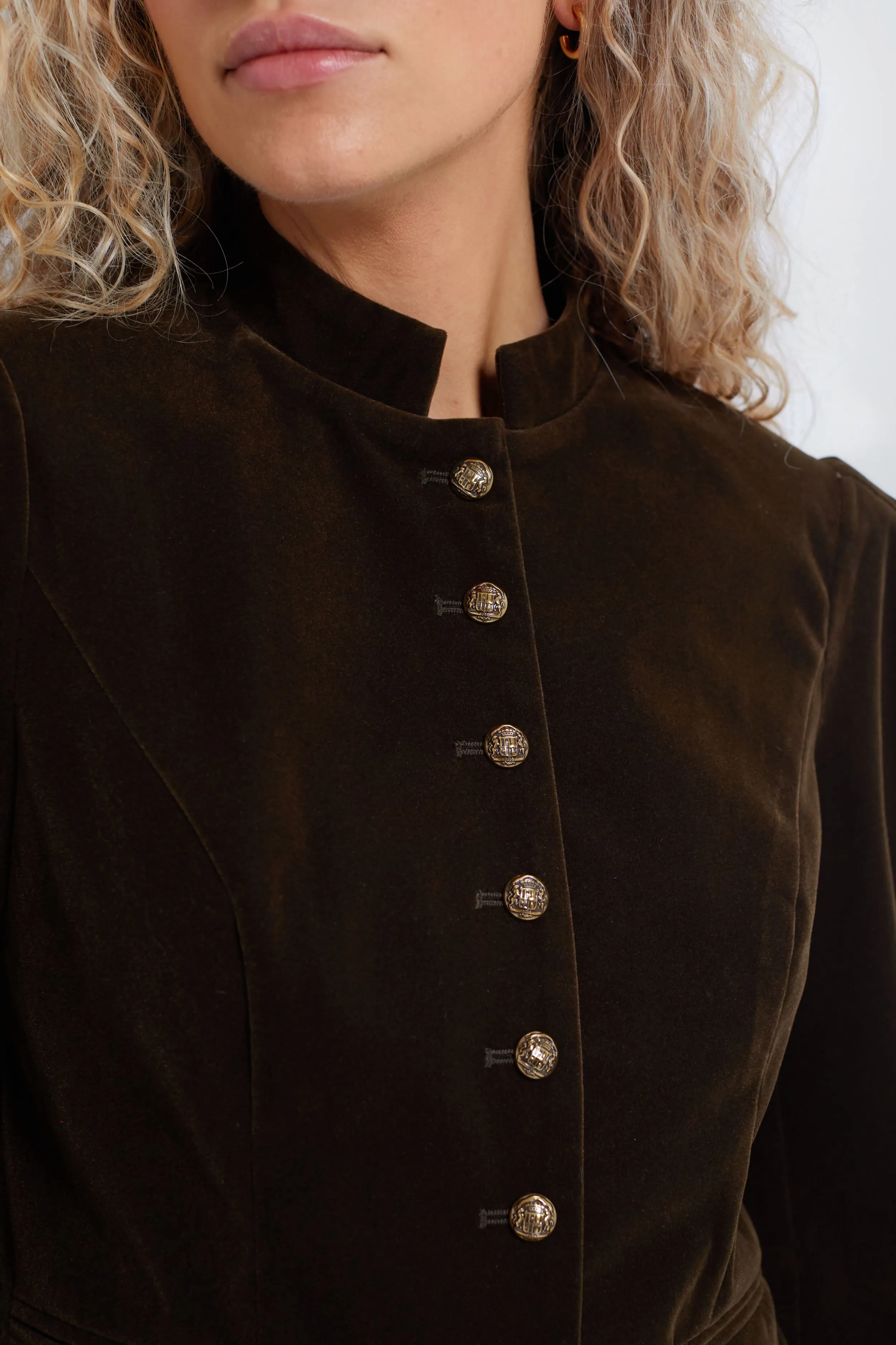 Olive Bark Velvet Whitney Jacket sold by Tuckernuck product image thumbnail 5